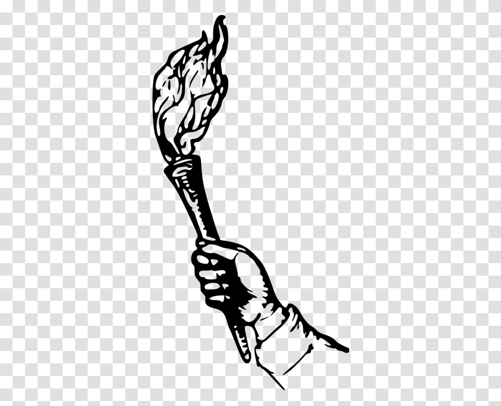 Light Torch Computer Icons Drawing Combustion, Gray, World Of Warcraft Transparent Png