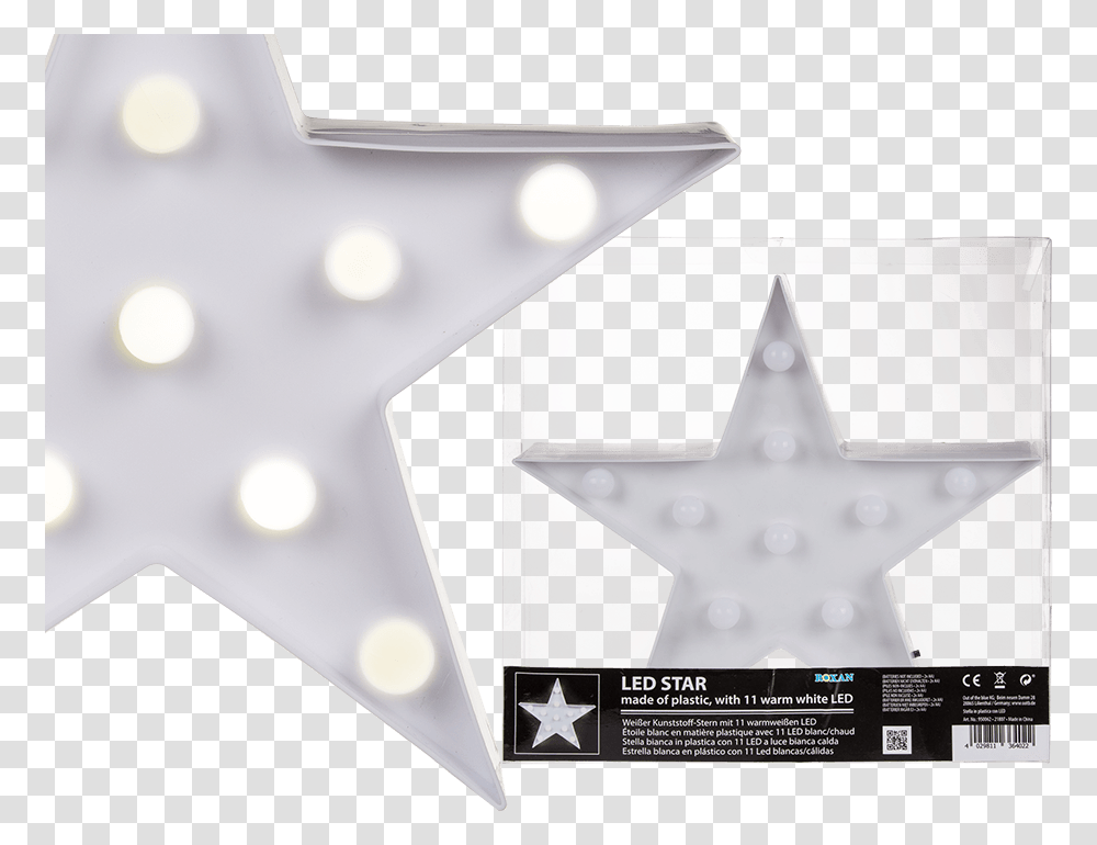 Light Up Led Star With 11 Led S Fighter Aircraft, Star Symbol, Triangle Transparent Png