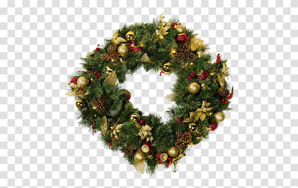 Light Wreath, Christmas Tree, Ornament, Plant Transparent Png
