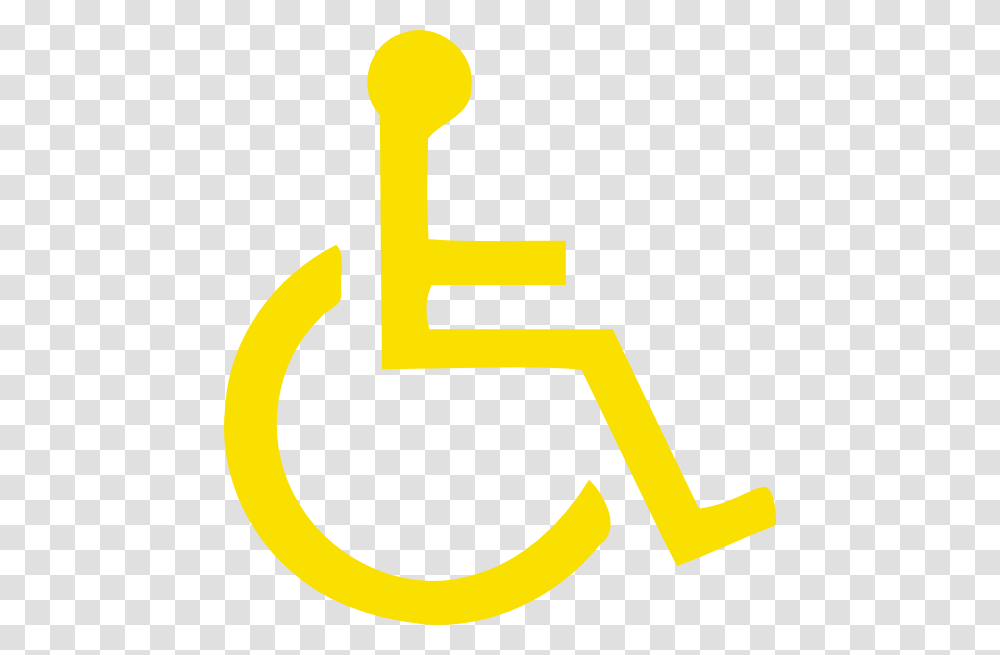 Light Yellow Handicapped Symbol Svg Clip Arts Person With Disability Sign Cr, Shovel, Tool, Number Transparent Png