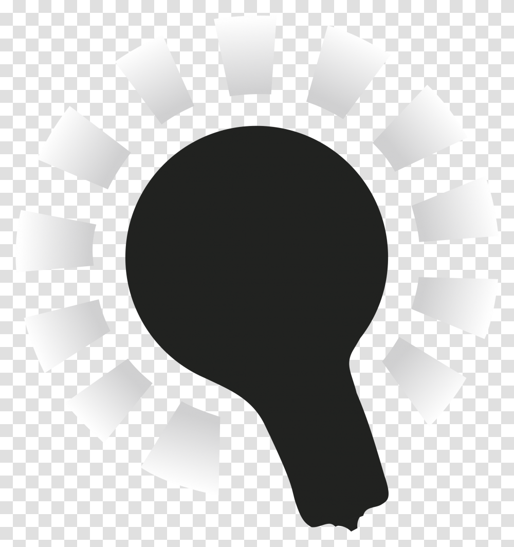 Lightbulb Black With Halo Clip Arts Incandescent Light Bulb, Cross, Silhouette, Stencil Transparent Png