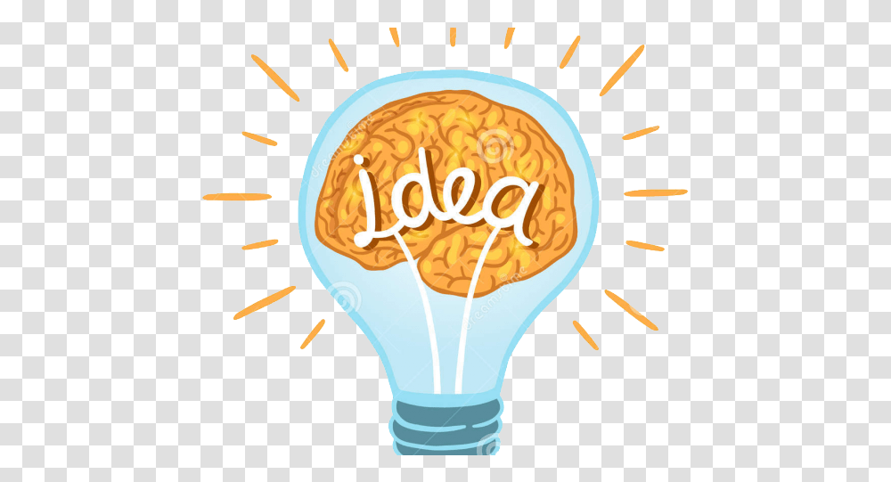 Lightbulb Clipart Human Brain Brain Light Bulb Transparent Png