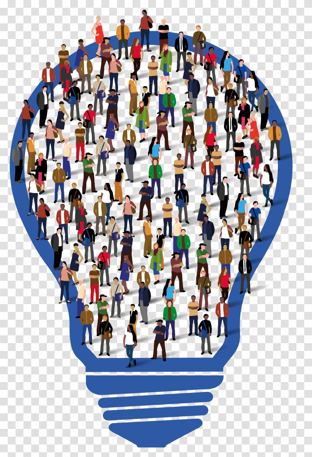 Lightbulb Crew, Collage, Poster, Advertisement, Person Transparent Png