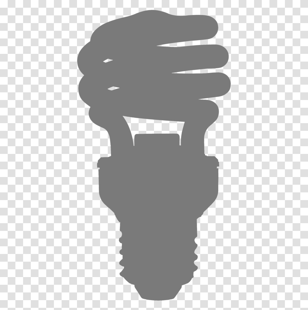 Lightbulb, Head, Person, Stencil, Silhouette Transparent Png