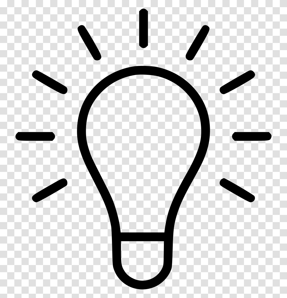 Lightbulb Idea Question Mark Light Bulb, Sunglasses, Accessories, Accessory, Stencil Transparent Png