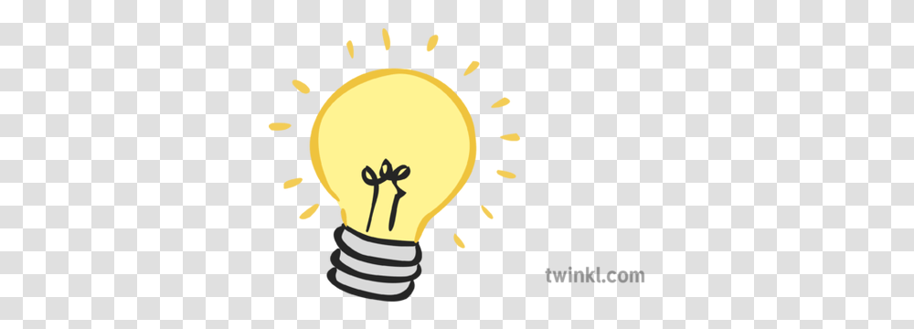 Lightbulb Illustration Twinkl Simple Light Bulb Illustration Transparent Png