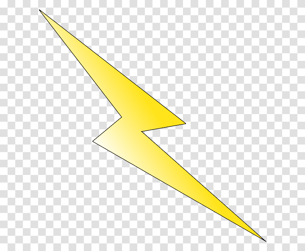 Lightening Bolt Triangle, Star Symbol, Sword, Blade Transparent Png