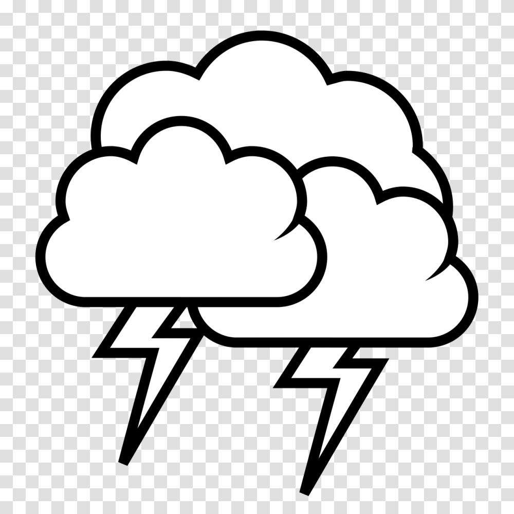 Lightening Clipart Rainstorm, Stencil, Hand, Silhouette Transparent Png