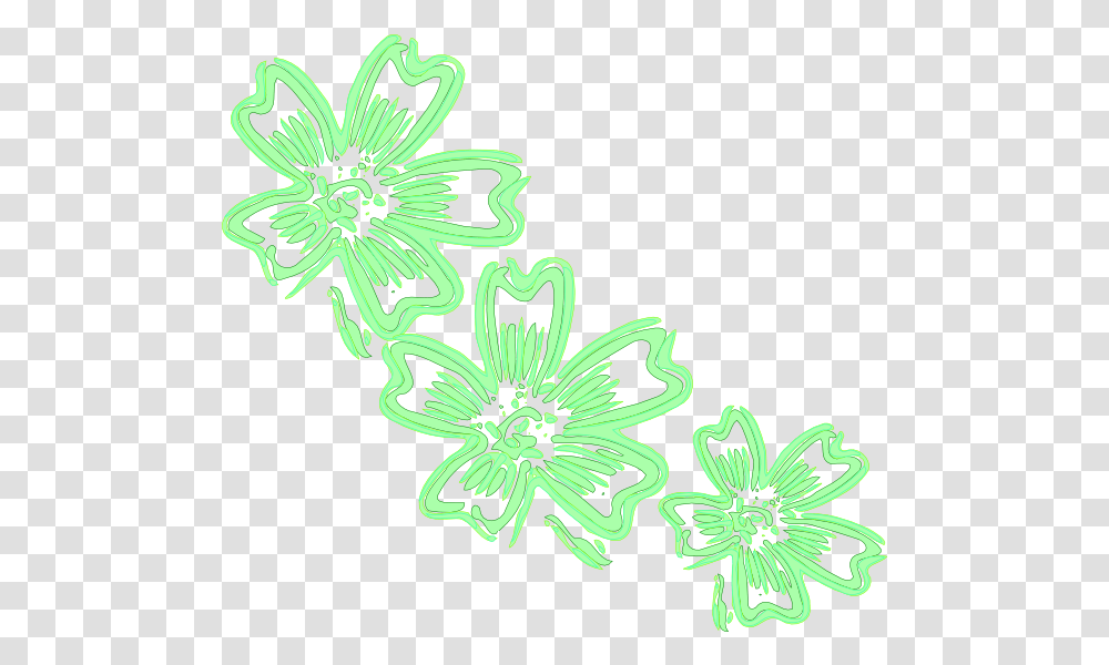 Lighter Green Flowers Clip Arts For Web Clip Arts Free Lovely, Pattern, Floral Design, Graphics, Pineapple Transparent Png