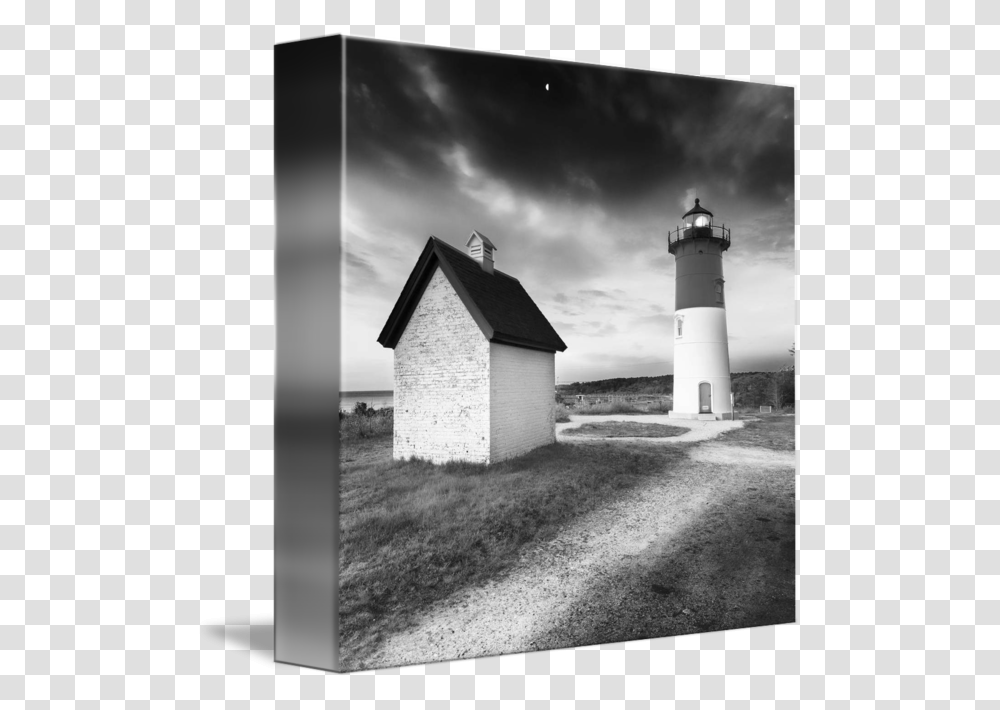 Lighthouse Clipart Black And White Lighthouse, Building, Tower, Architecture, Beacon Transparent Png