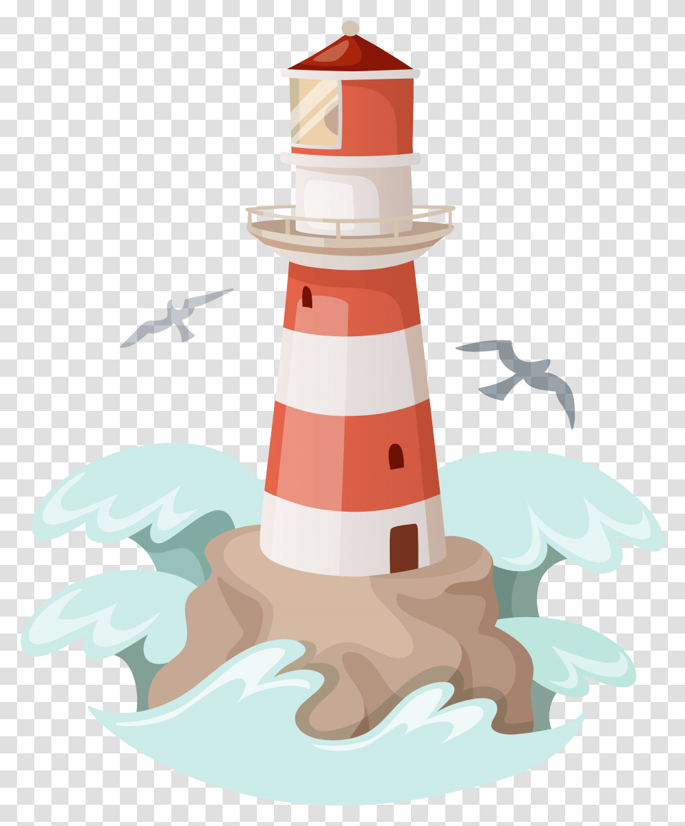 Lighthouse Clipart Lighthouse Drawing Background, Architecture, Building, Tower, Beacon Transparent Png