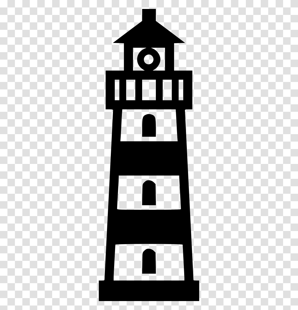 Lighthouse Clipart Square Lighthouse Image Background, Silhouette, Number Transparent Png