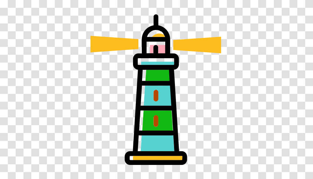 Lighthouse Color Lighthouse Nautical Icon With And Vector, Cross, Tower, Architecture Transparent Png
