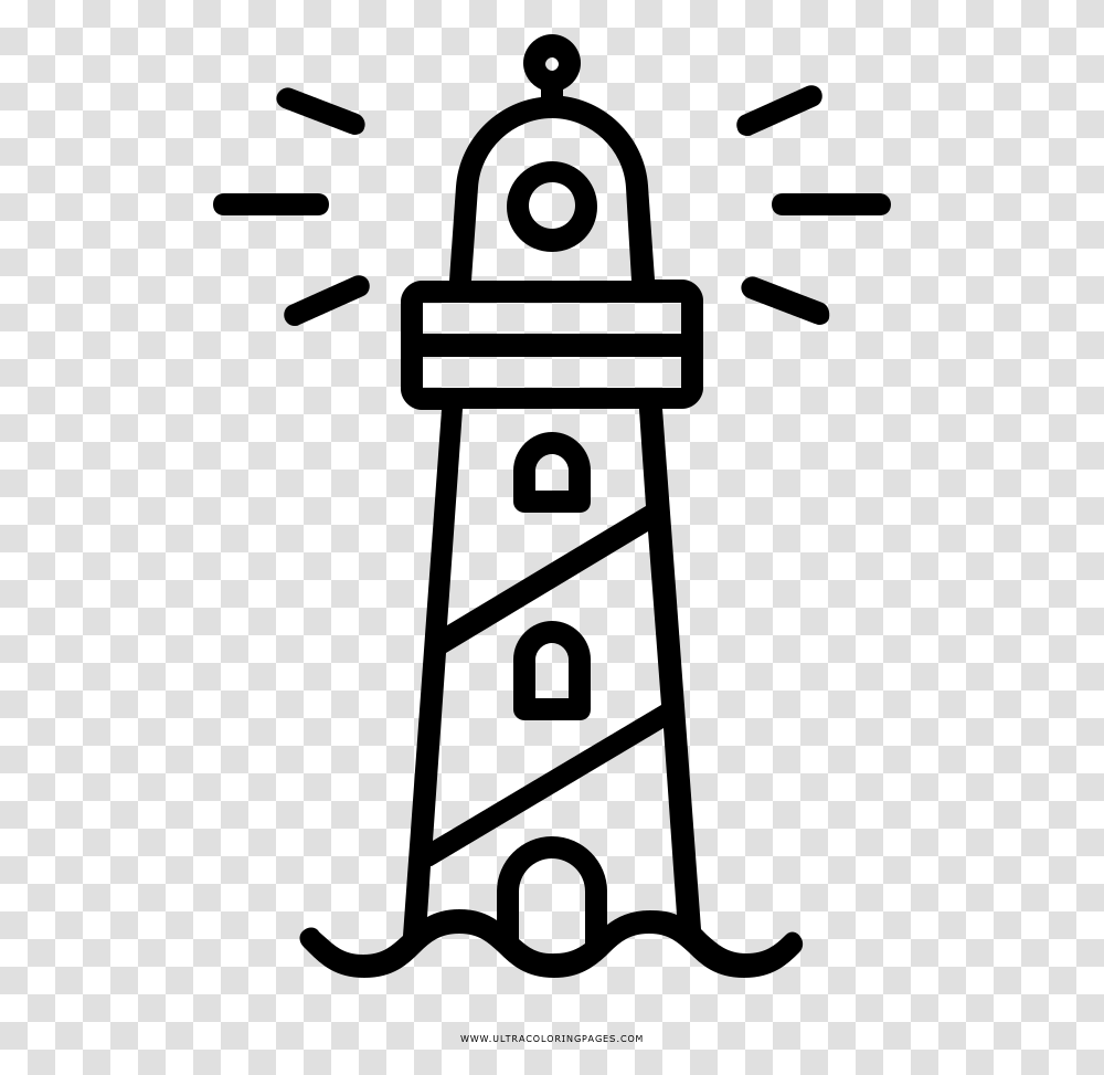 Lighthouse Coloring, Gray, World Of Warcraft Transparent Png