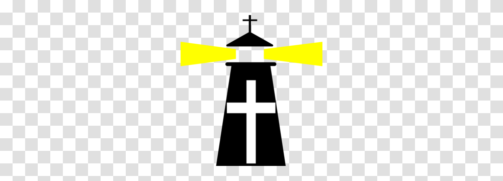 Lighthouse Cross Clip Art, Lighting, Star Symbol, Silhouette Transparent Png