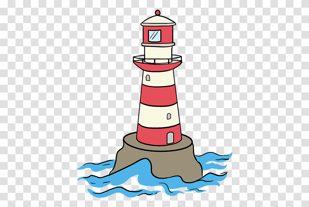Lighthouse Drawing Of A Lighthouse, Architecture, Building, Tower, Beacon Transparent Png