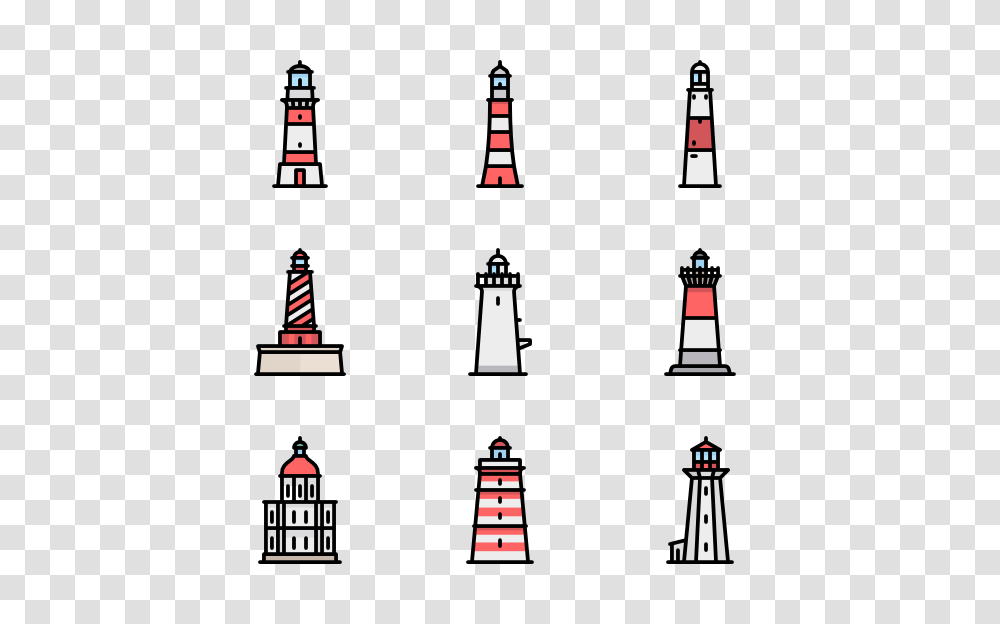 Lighthouse Icons, Architecture, Building, Pillar, Column Transparent Png