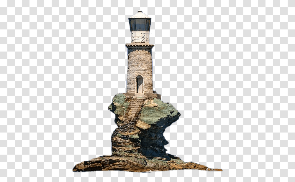 Lighthouse On Rock Clip Arts Faro Fondo Transparente, Architecture, Building, Tower, Beacon Transparent Png