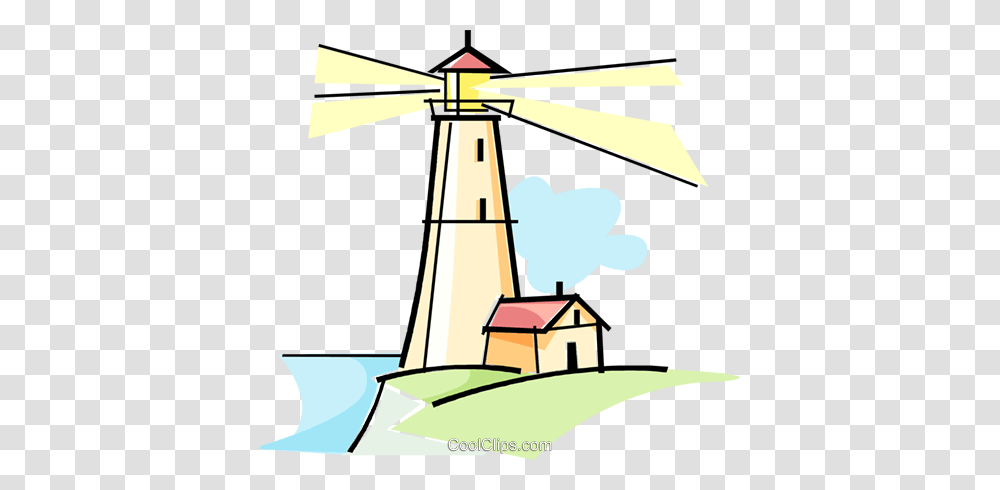 Lighthouse Royalty Free Vector Clip Art Illustration, Tower, Architecture, Building, Engine Transparent Png