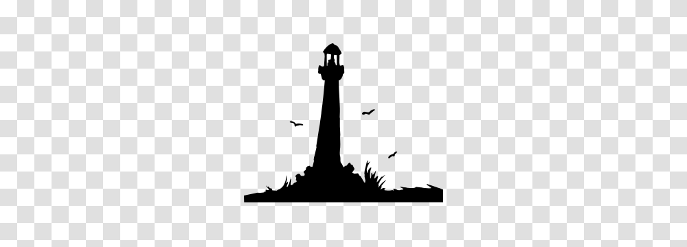 Lighthouse Silhouette Sticker, Tower, Architecture, Building, Bird Transparent Png