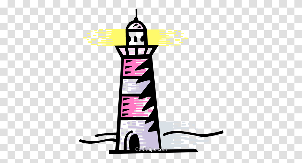 Lighthouses Royalty Free Vector Clip Art Illustration, Tower, Architecture, Building, Beacon Transparent Png
