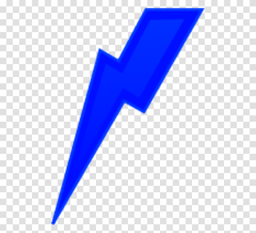 Lighting Bolt Blue Lightning Bolt, Symbol, Cross, Weapon, Weaponry Transparent Png