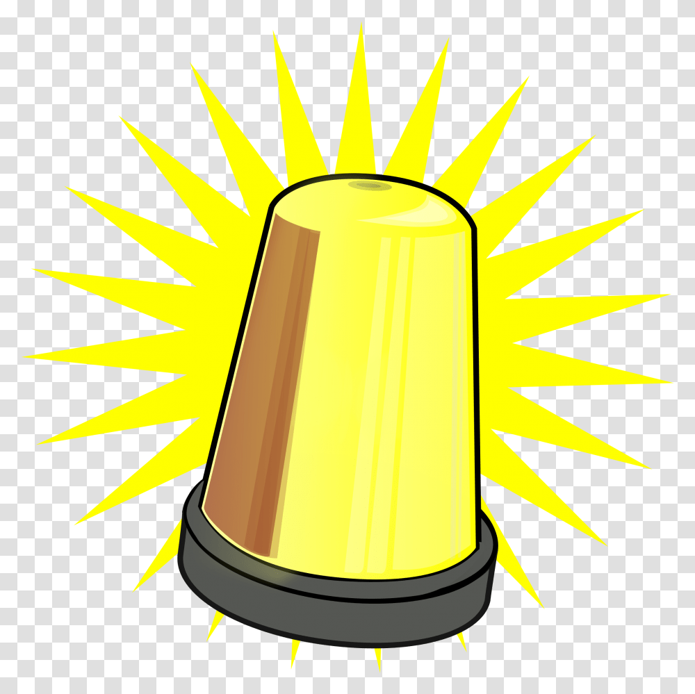 Lighting Clipart Strobe Light Yellow Signal Light, Dynamite, Bomb, Weapon, Weaponry Transparent Png