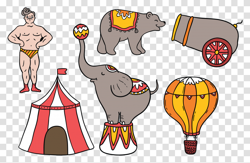Lighting Clipart Talent Show Circus Elements Vintage, Leisure Activities, Person, Human, Poster Transparent Png