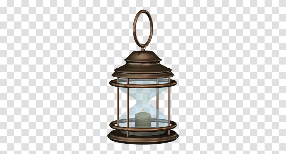 Lightinglight Fixturelanterncandle Fixturemetalglassoil, Lamp, Hourglass Transparent Png