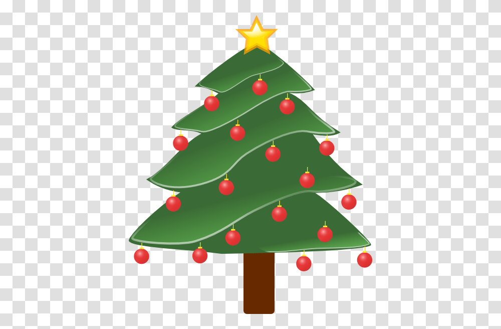 Lightly Decorated Evergreen Clip Art, Tree, Plant, Christmas Tree, Ornament Transparent Png