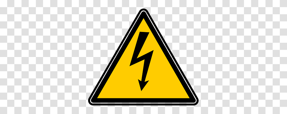 Lightning Transport, Triangle, Sign Transparent Png