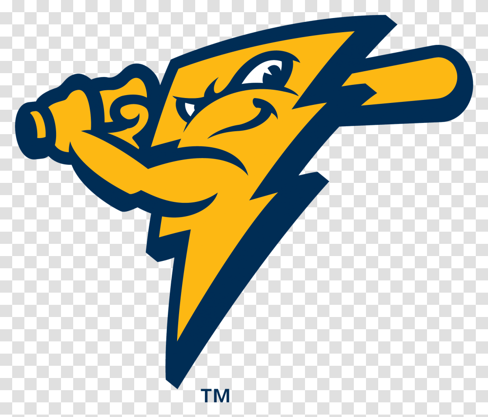 Lightning Bolt Baseball Logo, Number, Metropolis Transparent Png