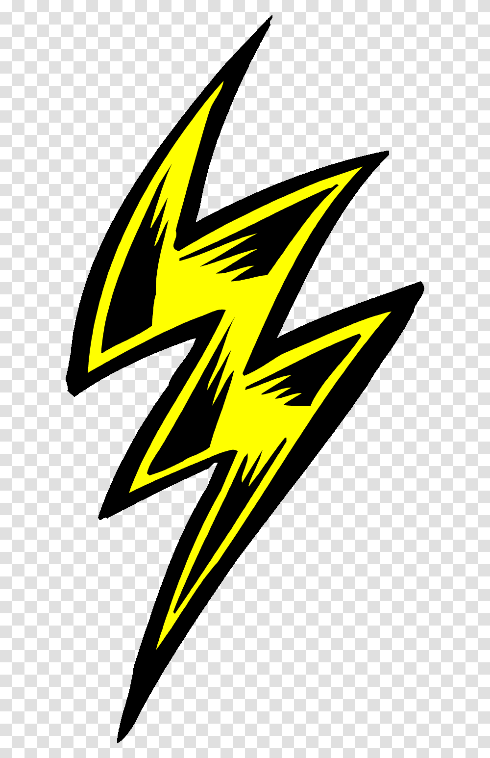 Lightning Bolt Black And Yellow Drawing Free Image Seneca Ridge Middle School, Symbol, Logo, Trademark, Emblem Transparent Png