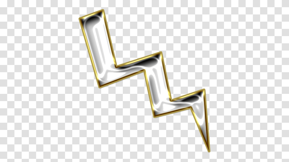 Lightning Bolt Clipart Gold Lightning Bolt, Text, Number, Symbol, Alphabet Transparent Png