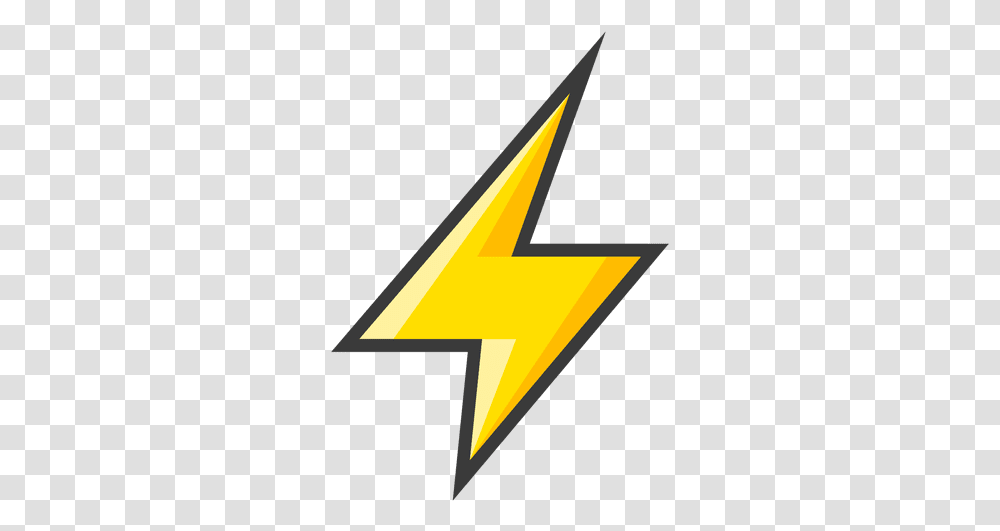 Lightning Bolt Cool & Clipart Free Download Yellow Lightning Bolt Icon, Symbol, Logo, Trademark, Star Symbol Transparent Png