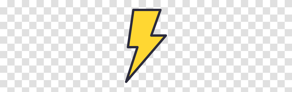 Lightning Bolt Icon Outline Filled, Logo, Trademark Transparent Png