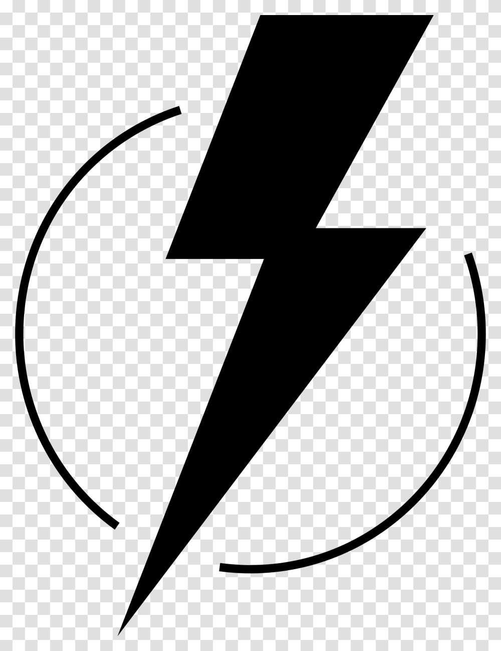 Lightning Bolt Logo, Gray, World Of Warcraft Transparent Png