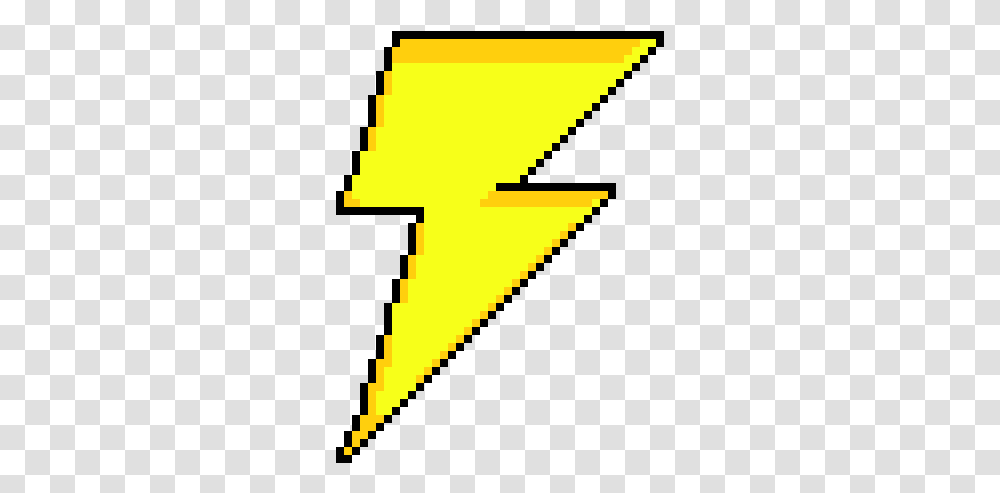 Lightning Bolt Pixel Art Maker Pixel Art Lightning Bolt, Symbol, Star Symbol, Triangle, Giraffe Transparent Png