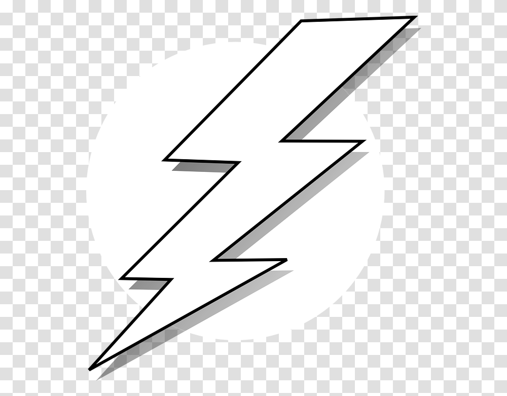 Lightning Bolt Strike Free Vector Graphic On Pixabay Lighting Bolt Print Out, Symbol, Number, Text, Recycling Symbol Transparent Png
