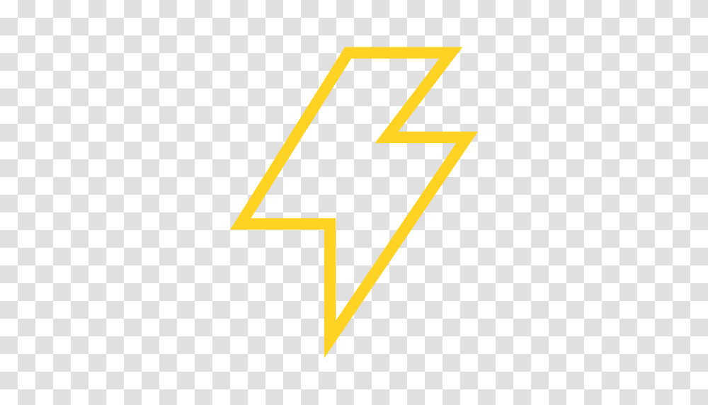 Lightning Bolt Stroke Icon, Number, Sign Transparent Png