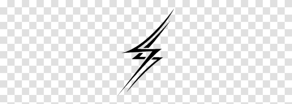 Lightning Bolt Tattoo Clip Art, Emblem, Sword, Blade Transparent Png