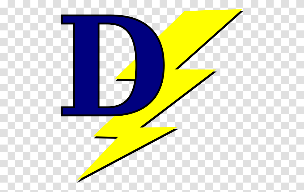 Lightning Bolt With D Clip Art, Logo, Trademark, Lighting Transparent Png