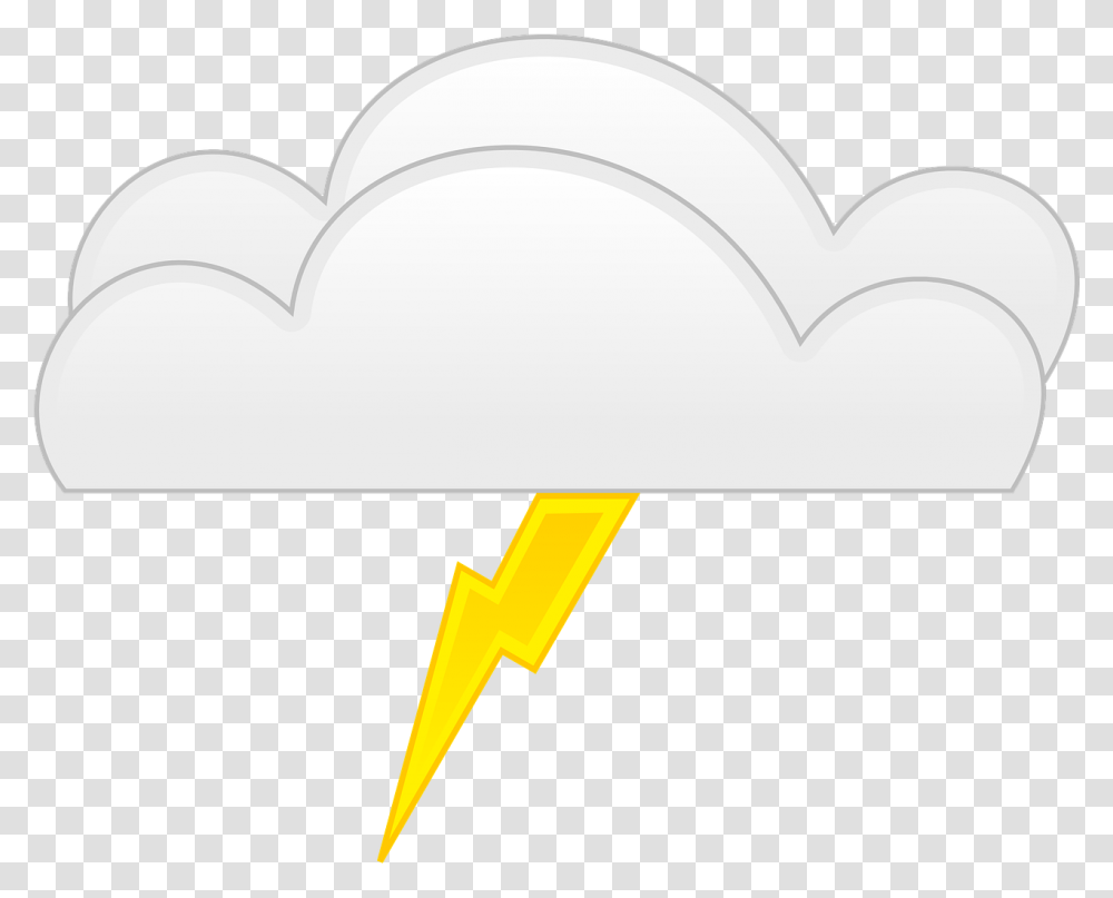 Lightning Bolt Yellow Free Vector Graphic On Pixabay Thunder Cartoon, Hammer, Tool, Text, Outdoors Transparent Png