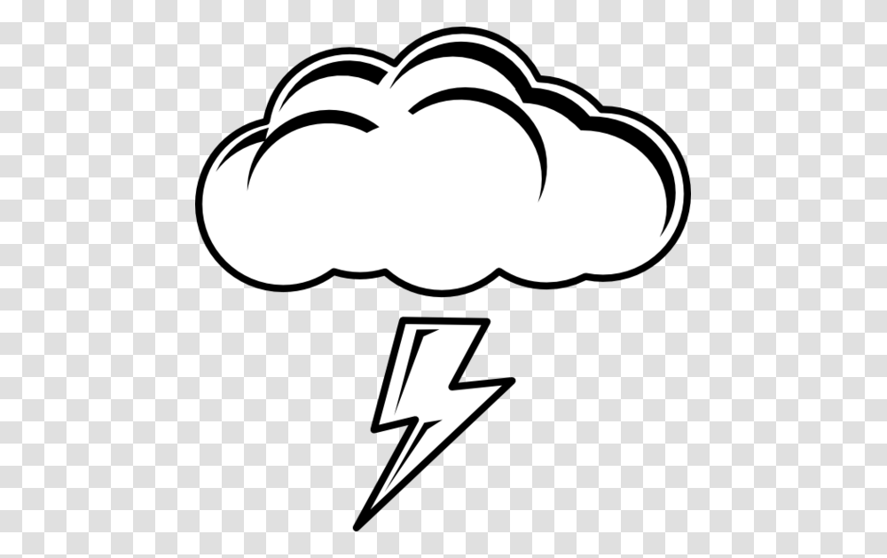 Lightning Clipart Black And White, Stencil, Hand, Mustache Transparent Png