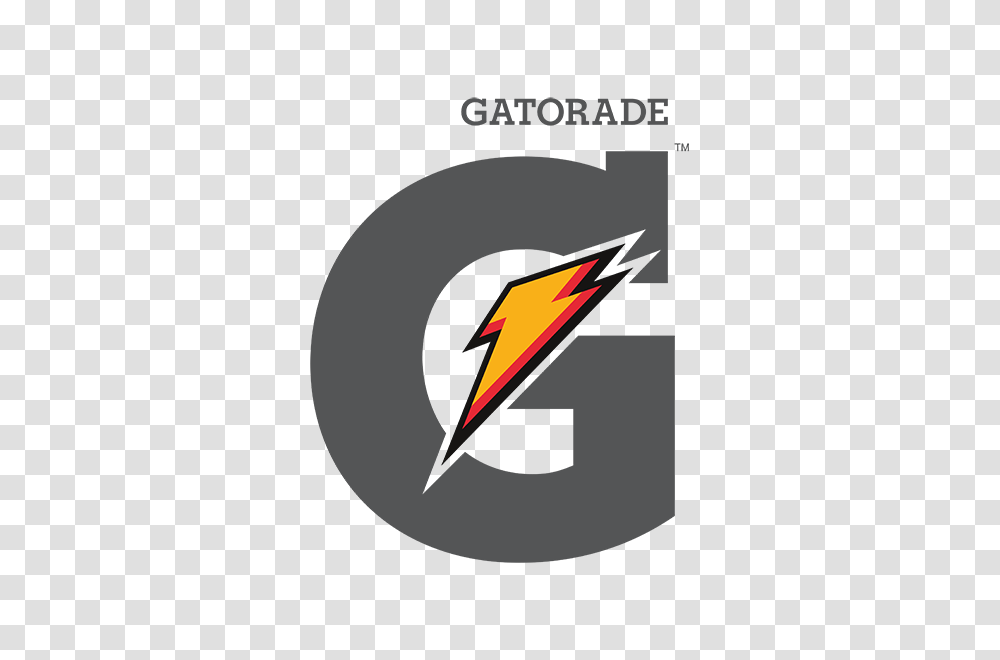 Lightning Clipart Gatorade Background Gatorade Logo, Arrow, Symbol, Text, Trademark Transparent Png