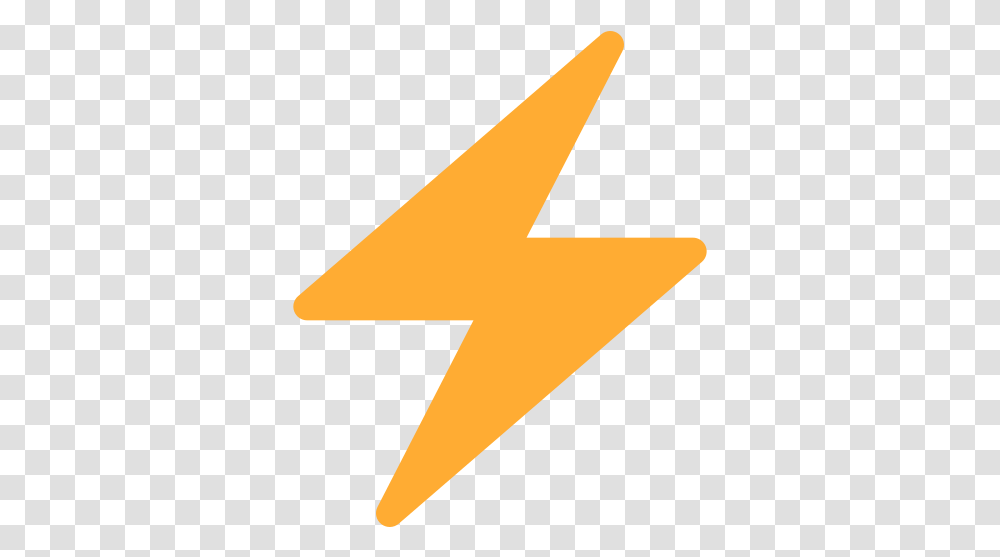 Lightning Emoji Meaning With Pictures Lightning Emoji Twitter, Symbol, Star Symbol, Logo, Trademark Transparent Png