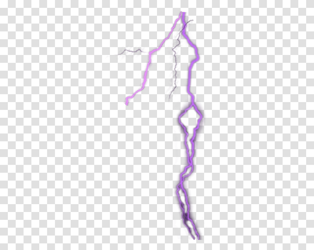 Lightning Flash Storm Shock Nature Freetoedit Sketch, Purple, Person Transparent Png