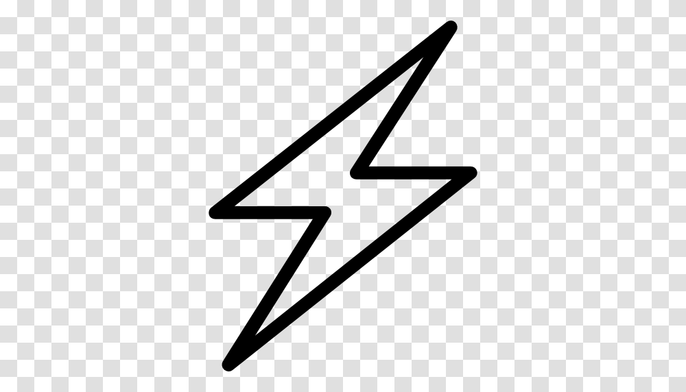 Lightning Flat Icon, Triangle, Axe, Tool Transparent Png