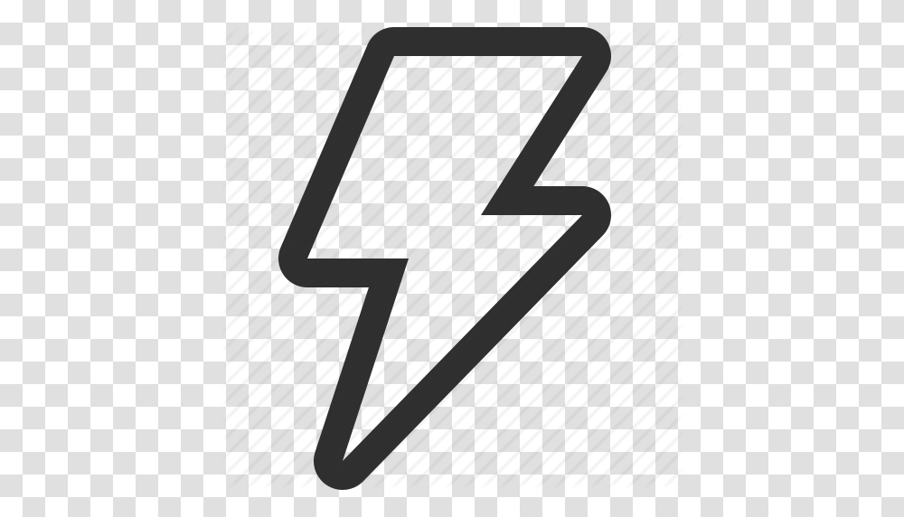 Lightning Icon, Alphabet, Triangle Transparent Png