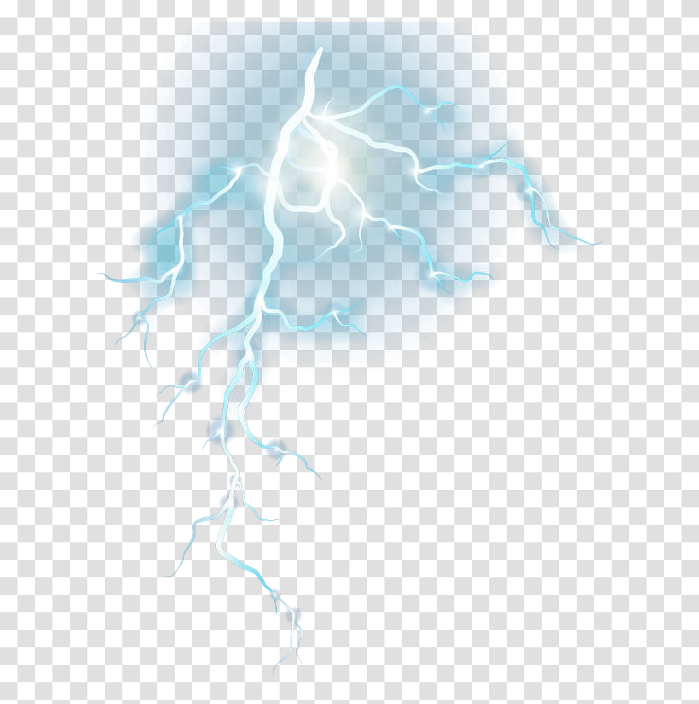 Lightning Images Collection For Bolt Background, Sea Life, Animal, Painting, Art Transparent Png